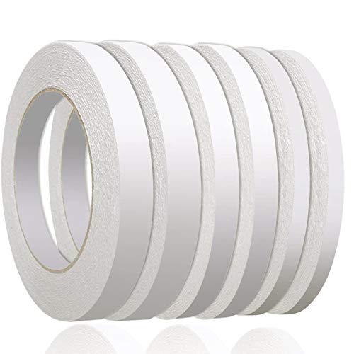 Cinta de Doble Cara de 236 Yardas Cinta Adhesiva de 6 Rollos de Alta Resistencia Cintas de Doble Cara Para Scrapbooking Fabricación de Tarjetas Envoltura de Regalos Manualidades Cinta de Doble Cara de 236 Yardas Cinta Adhesiva de 6 Rollos de Alta Resistencia Cintas de Doble Cara Para Scrapbooking Fabricación de Tarjetas Envoltura de Regalos Manualidades