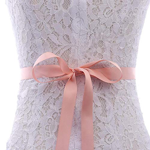 Cinturón de perlas de cristal de ópalo de color oro rosa para novia, vestido de novia Cinta rosa.