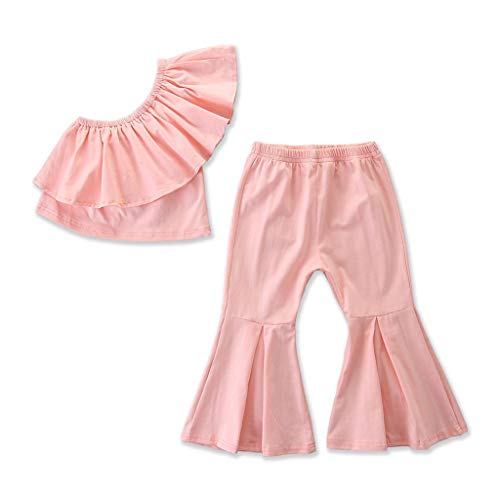 Conjunto de ropa para niñas de 0 a 10 años de edad, conjunto de ropa para bebé, rosa, 3-4 Años