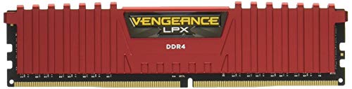 Corsair Vengeance LPX - Memoria interna de 8 GB (2 x 4 GB), DDR4, color Rojo