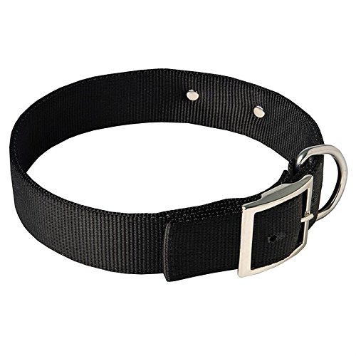 Croci C5MZ0214 Collar de Perro Negro, 16 x 350 mm