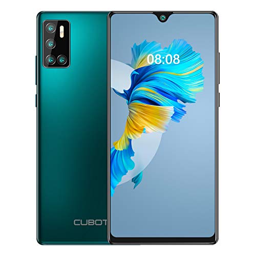 CUBOT J9 (2020) Smartphone sin contrato, Android 10 Go 15,6 cm (6,2 pulgadas), pantalla HD+, cámara Quad de 13 MP, batería de 4200 mAh de 2 GB/16 GB, ampliable 128 GB, doble nano SIM (verde)