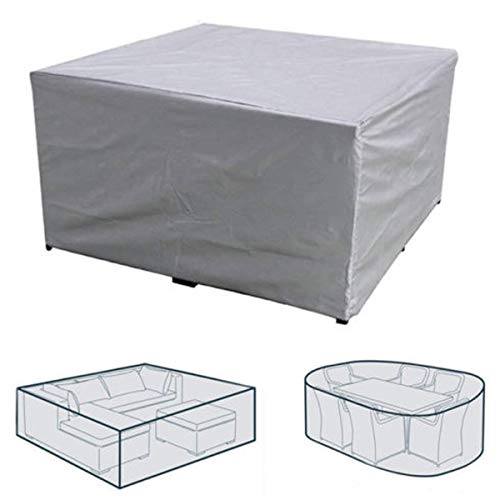 dDanke - Funda protectora para muebles de jardín (160 x 160 x 70 cm), color gris dDanke - Funda protectora para muebles de jardín (160 x 160 x 70 cm), color gris