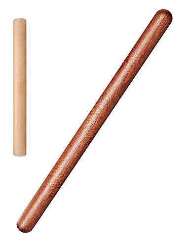 de Madera Laminación Alfiler Eco Amistoso Antiadherente Superficie Madera Sólido Horneando Pastelería Pastel Pizza Pasta Galletas Rodillo de Múltiples Fines/Color Madera / 15.75 * 1.42inch de Madera Laminación Alfiler Eco Amistoso Antiadherente Superficie Madera Sólido Horneando Pastelería Pastel Pizza Pasta Galletas Rodillo de Múltiples Fines/Color Madera / 15.75 * 1.42inch