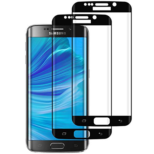 DOSMUNG Cristal Templado para Samsung Galaxy S7 Edge, [2 Pack] Vidrio Templado de Samsung S7 Edge, Cobertura Completa/Dureza 9H/3D Curvado/Anti Arañazos Protector de Pantalla para Galaxy S7 Edge