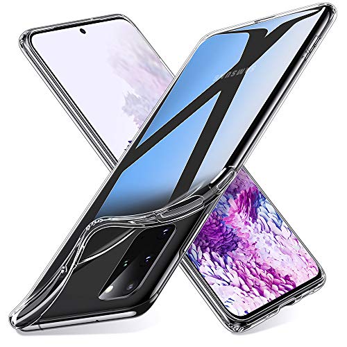 Eono Essentials Funda Slim para Samsung S20 Plus/S20+/S20+ 5G Essencial Zero,[Funda Blanda de Silicona Flexible] Funda de TPU Blando Compatible con Samsung Galaxy S20 Plus, Transparente