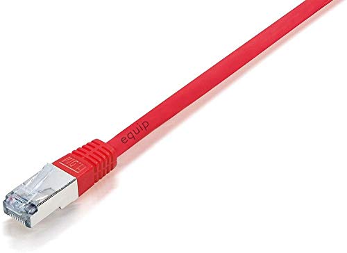 Equip Cable DE Red APANTALLADO F/UTP CATEGORIA 5E 3M Color Rojo