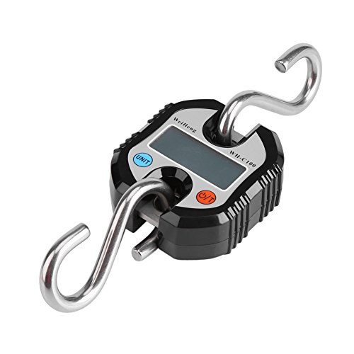 Escala de equipaje Balanza electrónica Pesca digital Escala de gancho para colgar postal Portátil Mini portátil Maleta de viaje digital Escalas Pesas con pantalla LCD para viajes al aire (Negro) Escala de equipaje Balanza electrónica Pesca digital Escala de gancho para colgar postal Portátil Mini portátil Maleta de viaje digital Escalas Pesas con pantalla LCD para viajes al aire (Negro)
