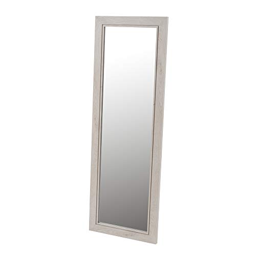 Espejo vestidor Blanco de Madera y MDF de 153x53 cm - LOLAhome Espejo vestidor Blanco de Madera y MDF de 153x53 cm - LOLAhome