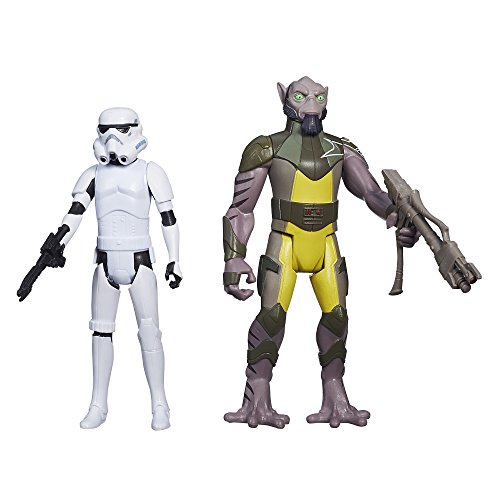 Figuras Star Wars Rebels Mission Series Garazeb "Zeb" Orrelios and Stormtrooper