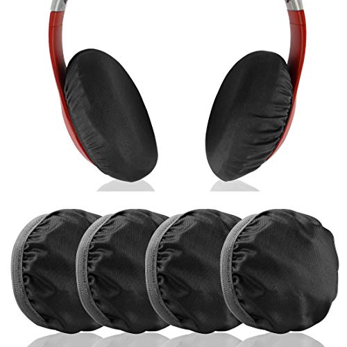 Geekria 2 pares Funda para auriculares (tela flexible, elástica, lavable) Se adapta a auriculares de 3.14 a 4.33 pulgadas en la oreja, bueno para gimnasio, entrenamiento