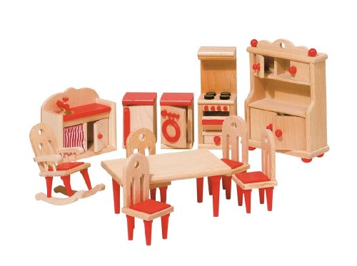 Goki 51951 - Mobiliario de Cocina para casa de muñecas