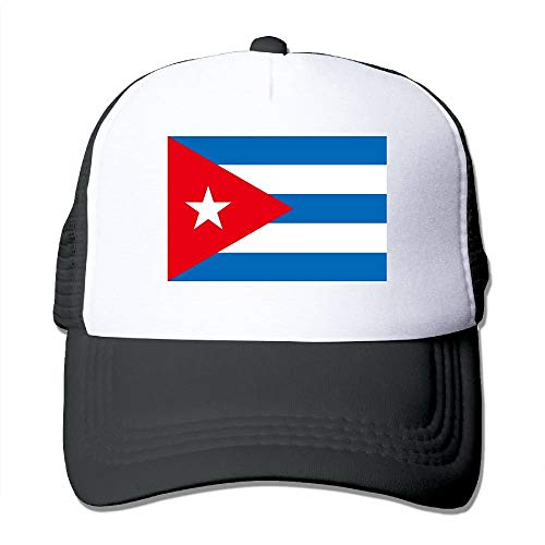 Gorras de béisbol Bandera de Cuba Gorras de Malla Sombrero Camionero Sombrero Ajustable, Unisex, Un tamaño