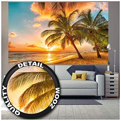 GREAT ART Mural de Pared – Playa De Barbados En La Playa De Arena Al Atardecer – Mar Océano Naturaleza Paraíso Naturaleza Foto Papel Pintado Y Tapiz Y Decoración (210 x 140 cm) GREAT ART Mural de Pared – Playa De Barbados En La Playa De Arena Al Atardecer – Mar Océano Naturaleza Paraíso Naturaleza Foto Papel Pintado Y Tapiz Y Decoración (210 x 140 cm)
