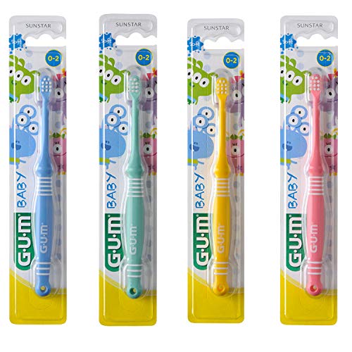 Gum Baby Monster cepillo de dientes infantil, Paquete de 12 (12 x 1 pieza)