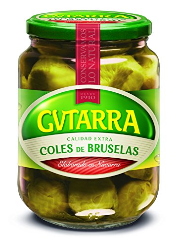 Gvtarra Coles de Bruselas Enteras Verdura - Paquete de 6 x 400 gr - Total: 2400 gr