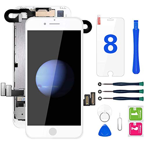 Hoonyer - Pantalla LCD para iPhone 8 (4,7 pulgadas), color blanco