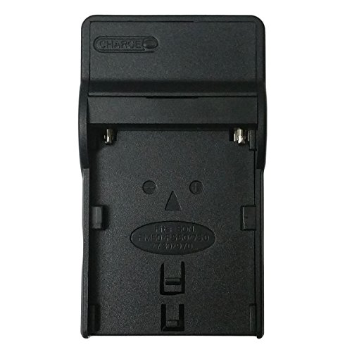 ismartdigi NP-FM50 Micro USB Funda para Cámara Cargador de batería para Sony NP-FM50 FM55H FM500H F550