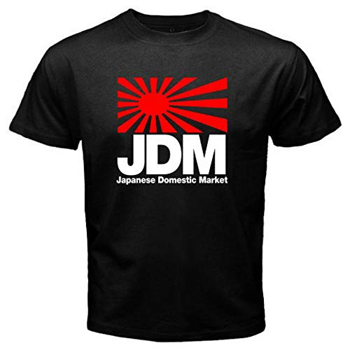 JDM Japan Domestic Market Symbol Logo Mens T-Shirt Black L