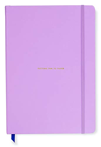Kate Spade New York Take Note XL Notebook, Putting Pen to Paper (Purple)