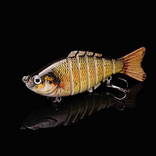 KEMEILIAN DYYP0309 Fuerza de Pesca de Carpa 10 cm 13 g 6 segmentos Crankbaits TRANSURA Lure Durable (Color : #3)