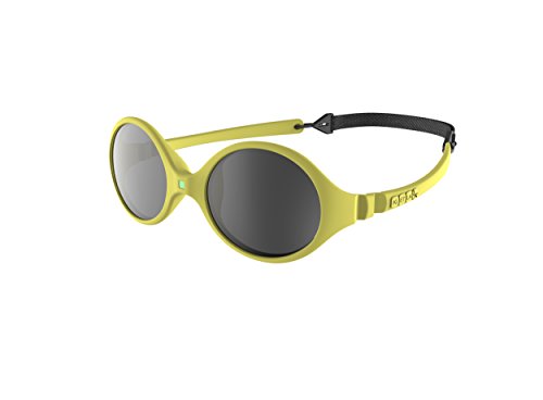 Ki ET LA – Gafas de sol para Bebé modelo Diabola – 100% irrompibles - color Amarillo – 0-18 meses