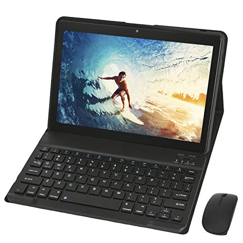KISEDAR Tablet PC de 10 Pulgadas, Android 9.0 8000AH / 4 GB RAM / 64 GB/Tarjeta SIM Dual/GPS/WiFi/Teclado/Mouse Bluetooth, etc. Negro