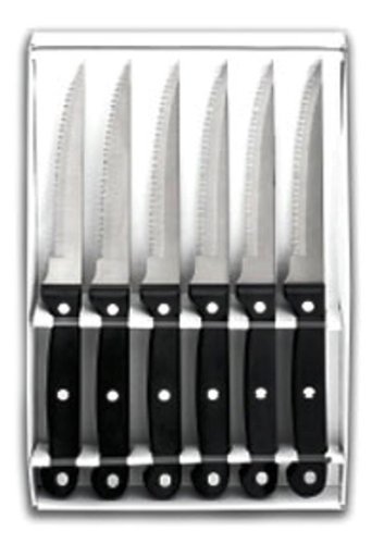 Lacor - 39060 - Set 6 cuchillos Chuleteros Dentados Classic