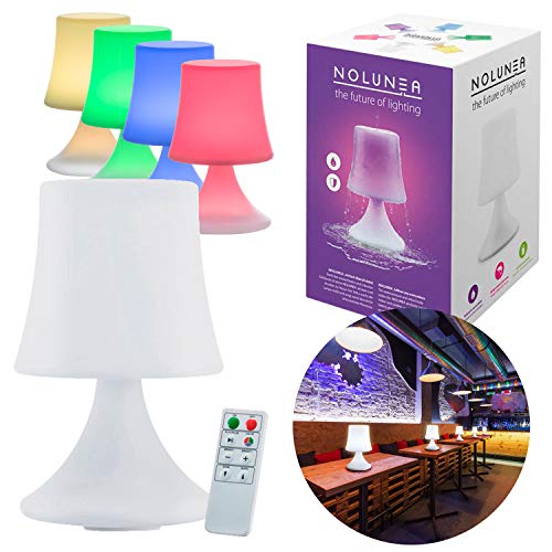 Lámpara de mesa LED a prueba de agua - Lámpara de exterior con mando a distancia y cambio de color - sin cable con batería Lámpara de mesa LED a prueba de agua - Lámpara de exterior con mando a distancia y cambio de color - sin cable con batería