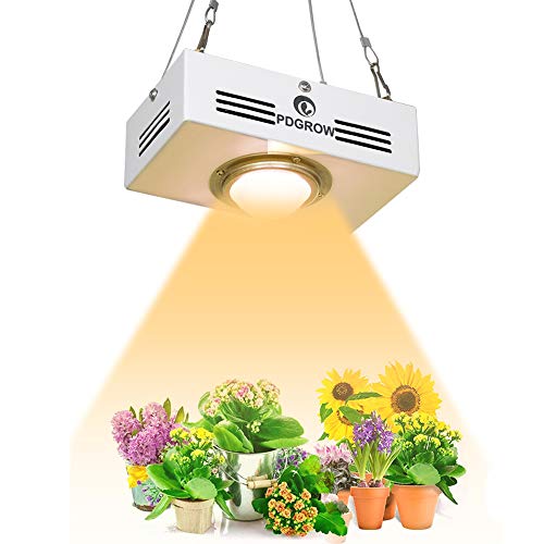 Lámpara LED para Plantas de Interior, 50W Luces de Crecimiento COB Led de Luz de Crecimiento de Planta de Espectro Completo de Luz de Crecimiento para Plantas, Hidropónica, Invernadero, flores