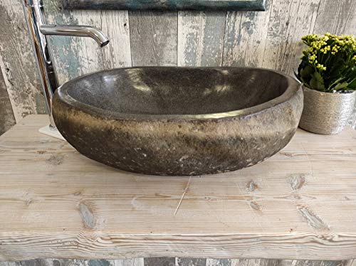 Lavabo de piedra 1ª elección 108 XL Medida 54 x 38 cm Altura 17 cm Fotos reales del lavabo lavabo de baño fregadero baño fregadero baño baño de apoyo Lavabo de piedra 1ª elección 108 XL Medida 54 x 38 cm Altura 17 cm Fotos reales del lavabo lavabo de baño fregadero baño fregadero baño baño de apoyo