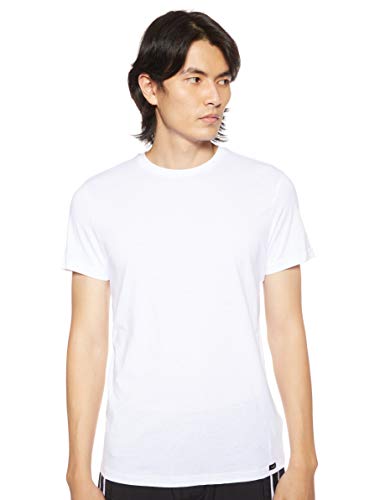 Lee Twin Pack Crew Camiseta, Blanco (White Ai12), Medium 2 para Hombre