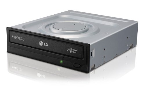 LG GH24NS95 - Grabador de DVD Interno Super Multi de 24x con Soporte M-Disc, Negro