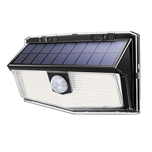 LITOM Luz Solar de Exterior Sensor de Movimiento,300 LED 3 Modos,Iluminación ángulo Ancho de 270°,IP67 Impermeable