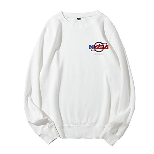 LLGHT NASA Astronaut Print Suéter de Primavera y otoño para Hombre Suéter Casual de algodón para Parejas Todo fósforo Plus Fat Plus Size 3XL Sudadera con Capucha de Cuello Redondo 200 kg LLGHT NASA Astronaut Print Suéter de Primavera y otoño para Hombre Suéter Casual de algodón para Parejas Todo fósforo Plus Fat Plus Size 3XL Sudadera con Capucha de Cuello Redondo 200 kg