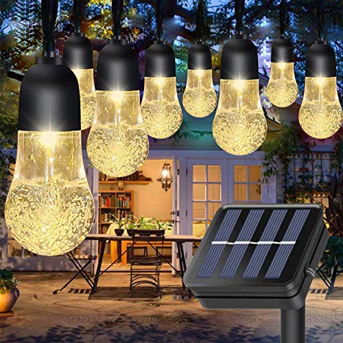 Luces de Burbuja - Luces de Cadena de Globo 21pies 30 LED Energía Solar IP65 Impermeable luces de hadas con 8 Modos de Iluminación - luces de Guirnalda al Aire Libre per Jardin, Casa, Navidad y Patio