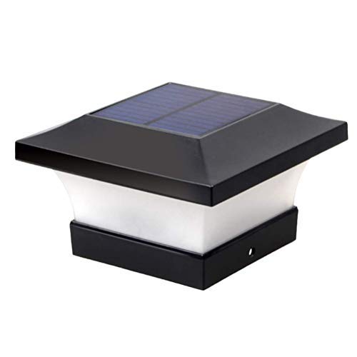 Luces solares de la tapa del poste, luz solar de la tapa del poste Luz del pilar solar Lámpara de columna al aire libre Lámpara LED solar impermeable para postes de madera, cubierta, patio, cerca Luces solares de la tapa del poste, luz solar de la tapa del poste Luz del pilar solar Lámpara de columna al aire libre Lámpara LED solar impermeable para postes de madera, cubierta, patio, cerca