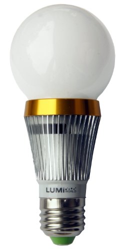 LUMIworld LWLE27-7WKuMW-RiSi - Bombilla LED, 7 W, temperatura de color 2700 k, casquillo E27