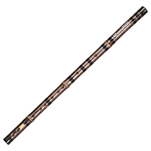 LYQZ Portátil Chino Musical Dizi Clarinete Flauta de bambú Negro Flauta de Instrumento Profesional Principiante Adulto Fife Flauta Transversal (Color : C)