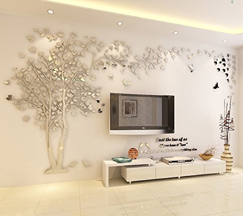 MJTP- Adhesivo de tamaño XL para decoración de paredes, diseño con efecto 3D, en acrílico MJTP- Adhesivo de tamaño XL para decoración de paredes, diseño con efecto 3D, en acrílico