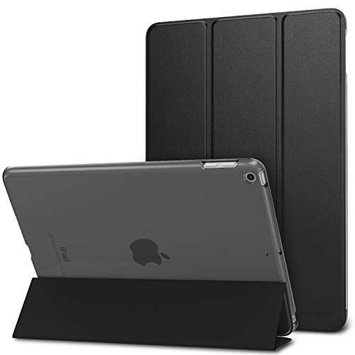 MoKo Funda para 2018/2017 iPad 9.7 6th/5th Generation - Ultra Slim Función de Soporte Protectora Plegable Smart Cover - Negro (Auto Sueño/Estela)