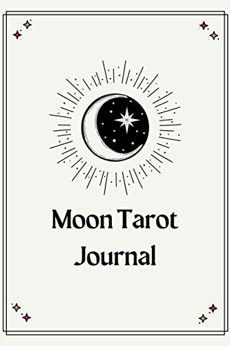 Moon Tarot Journal: Blank Lined and dotted Journal, Empty Grimoire Journal, Triple Goddess Gold Cover (6"x9", College Ruled, 120 Pages)