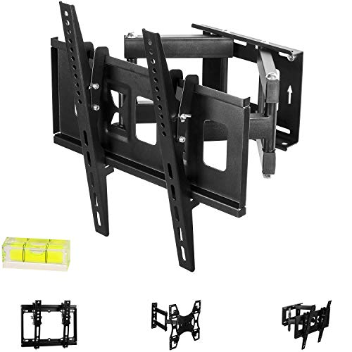 MOUNTY Soporte TV de Pared MY156 para TV 32" - 65" Pulgadas con Dos Brazos máx VESA 400x400 mm inclinación Giratoria para Pantallas LED LCD Plasma y Curved Soporta hasta 55kg MOUNTY Soporte TV de Pared MY156 para TV 32" - 65" Pulgadas con Dos Brazos máx VESA 400x400 mm inclinación Giratoria para Pantallas LED LCD Plasma y Curved Soporta hasta 55kg