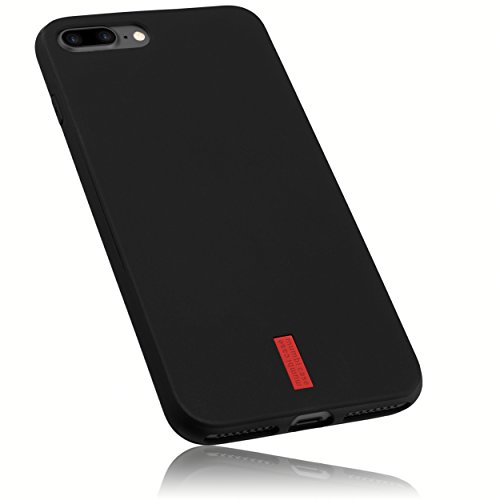 mumbi Funda compatible con iPhone 7 Plus / 8 Plus Caja del teléfono móvil, negro
