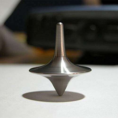MZY1188 Trompos de Metal,Wonder Gyroscope Gran trompo Plateado con precisión Totem Print Top Giratorio MZY1188 Trompos de Metal,Wonder Gyroscope Gran trompo Plateado con precisión Totem Print Top Giratorio
