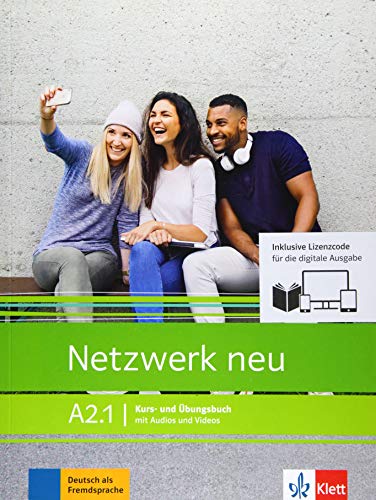 NETZWERK NEUA2.1 AL+EJ+AU+VID+LIBRO DIGI: Kurs- und Ubungsbuch A2.1 inkl. Lizenzcode fu