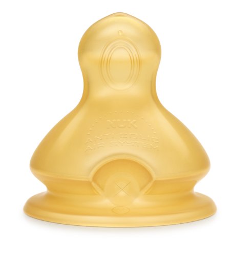 NUK First Choice+ - Juego de 2 tetinas de látex para beber, forma adaptada al paladar, tamaño 1 de 0-6 meses Látex natural. Talla:S para infusión NUK First Choice+ - Juego de 2 tetinas de látex para beber, forma adaptada al paladar, tamaño 1 de 0-6 meses Látex natural. Talla:S para infusión