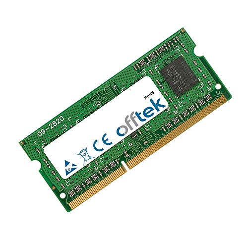OFFTEK 4GB Memoria RAM de Repuesto para HP-Compaq EliteBook 8740w (Dual Core) (2 Slots) (DDR3-10600) Memoria para portátil