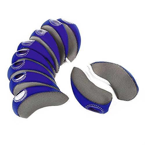 OhhGo Funda para palos de golf, funda para cabezas de golf de material grueso, cabeza de hierro para todas las marcas de golf OhhGo Funda para palos de golf, funda para cabezas de golf de material grueso, cabeza de hierro para todas las marcas de golf