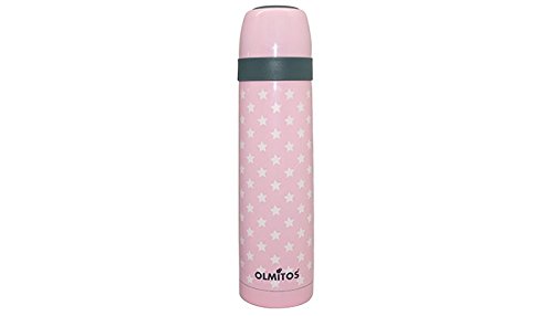 Olmitos 0114 Termo de Acero Inoxidable para Liquidos, 500 ml, Rosa (Pink with Stars) Olmitos 0114 Termo de Acero Inoxidable para Liquidos, 500 ml, Rosa (Pink with Stars)